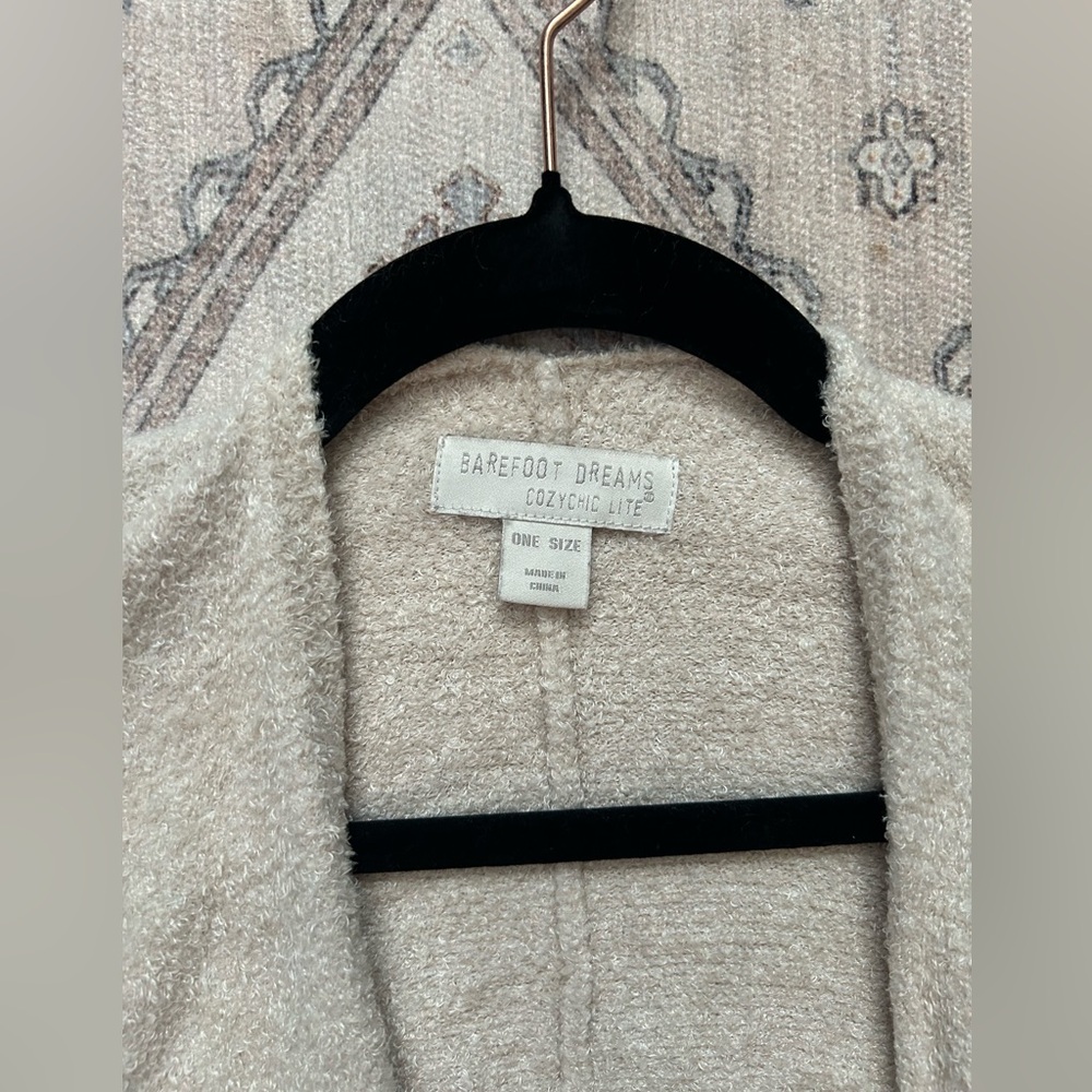 Barefoot Dreams CozyChic Lite Cardigan - Beige - one size